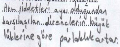 boyutunda yer alan Şekil I,    örnekleri Soru 3: Yandaki