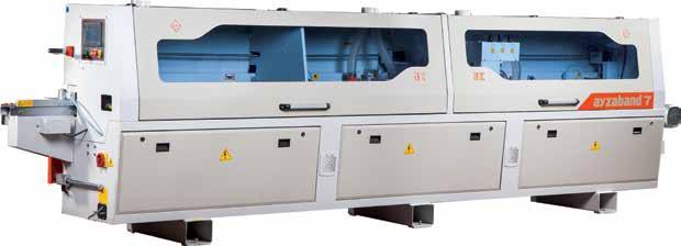 Performance Class Ayzaband Edge Banding Ayzaband 7 properties of the fastest machines of the economic class: PLC Screen, Precise Metering Measurement, Pre-Milling, Motor Gluing Unit, Pre- Heater,