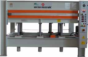 crocodile pres series SICAK PRES HOT PRESS crocodile 1100x2200 Tabla Ölçüsü / Table Size / Piston Sayısı / Piston Number / Tabla Yüksekliği / Table Height / Toplam Güç / Total Power /