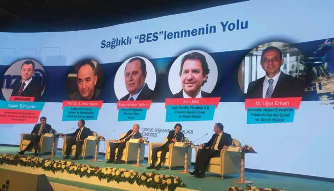 BİRLİK FAALİYETLERİ 54 GELECEĞİMİZ İÇİN BÜYÜME KONGRESİNDE SAĞLIKLI BES LENMENİN YOLU PANELİ TSPB tarafından düzenlenen Geleceğimiz İçin Büyüme konulu Türkiye Sermaye