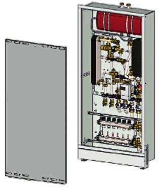 505 Kollektör Seti (G/D) - (4 Zon), Debimetreli/Termostat.Vanalı (paslanmaz)-1 Kollektör Seti (G/D) - (5 Zon), Debimetreli/Termostat.