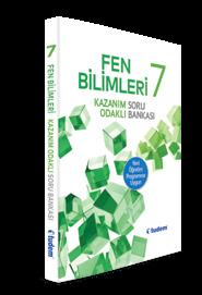 Sınıf Fen Bilimleri 184 sayfa, 750 soru, Üç farklı tip test Her bir kazanım için bilgi düzeyini ölçen için Kazanım Testi Ünite bitiminde bilginin yanı sıra yorum da gerektiren Kazanım Pekiştirme