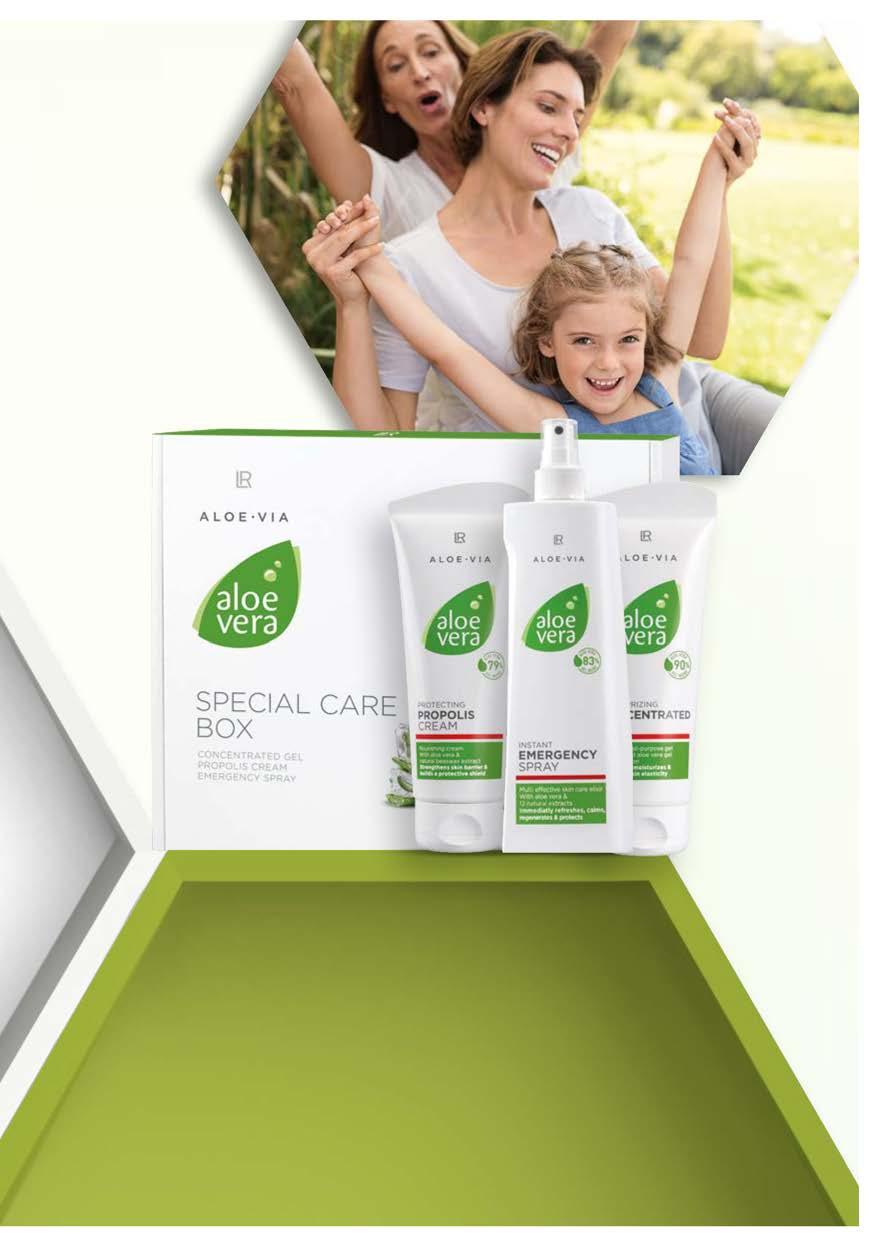 SETLE 28,80 TL KAZANÇLISINIZ Her duruma göre S.O.S. bakımı Aloe Vera Box Propolisli Krem, 100 ml Konsantre, 100 ml Acil Yardım