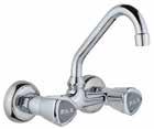 Lavabo Bataryası Fixed Wall Mounted Basin Mixer 120