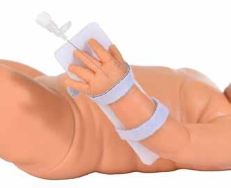 FIXERBOARD Bebek Bilek Destek Bandı Bebeklerde IV kanul uygulaması esnasında bileğin bükülmesini engeller ve bileğe destek verir. Kullanımı kolay ve pratiktir.