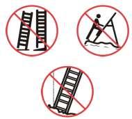 (Stoperler veya bağlama yöntemi), Tek bir merdiven ile düşey doğrultuda katledilecek mesafe 9 metreyi geçmemelidir.