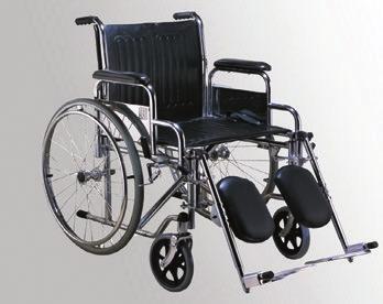 derinliği:38 cm Sırt yüksekliği: 45 cm Sandalye eni: 56 cm Ağırlığı: 11 kg Taşıma kapasitesi: 100 kg 3002 METLIFE B902C - Ortopedik Manuel Tekerlekli Sandalye Çelik şase Kolayca katlanabilir manuel
