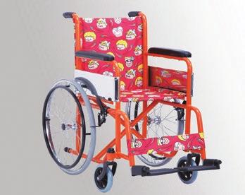 katlanabilir manuel tekerlekli sandalye Beş kademeli açısı ayarlanabilir, tamamıyla yatırılabilir ve katlanabilir sırtlık Refakatçi kullanımına uygunluk Kolayca temizlenebilir deri koltuk döşemesi