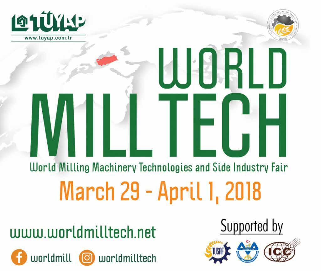 WORLD MILL TECH Dünya Değirmen Makineleri Teknolojileri ve Yan Sanayi Fuarı WORLD MILL TECH World Milling