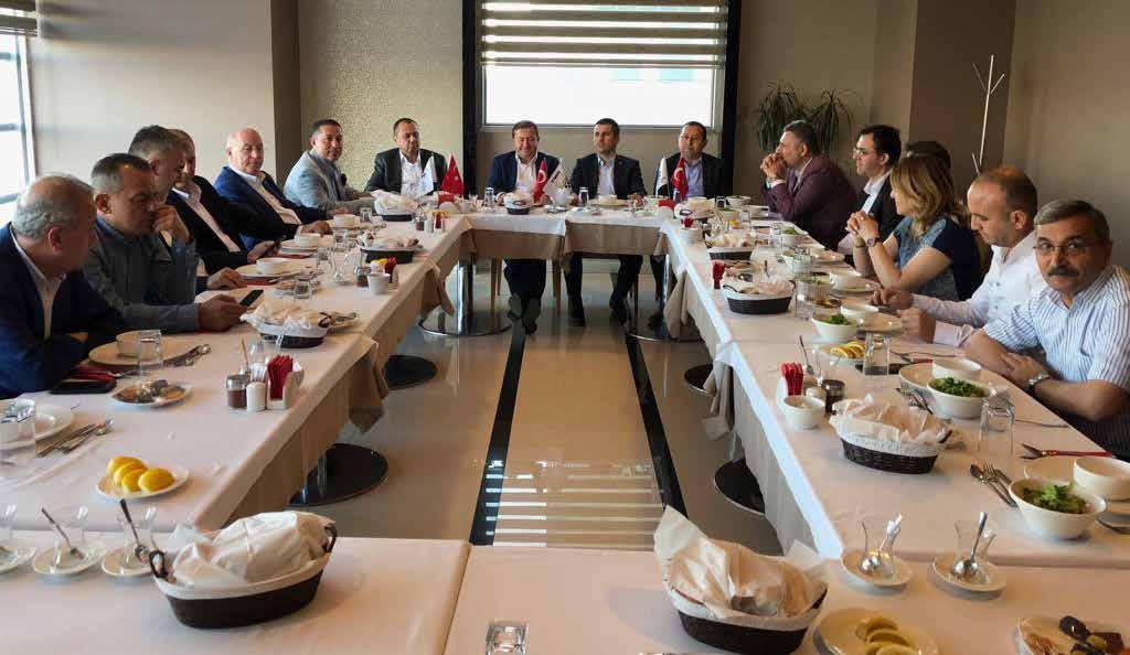 TUSAF Yönetim Kurulu, TMO Genel Müdürü İsmail Kemaloğlu ve yöneticilerini iftar da ağırladı.