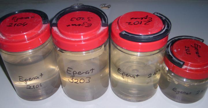 Döküm testleri için 4 adet farklı SiO 2 /Na 2 O oranlarına sahip sodyum silikat numuneleri tek tek ve farklı miktarlarda karıştırılarak kullanılmıştır. Şekil 5.