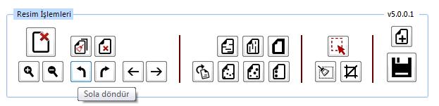 Açı Düzelt: Açılı (yamuk) taranmış sayfaların açılarını otomatik olarak düzeltilmesini sağlayan butondur. Bu Sayfayı Sil: Görüntülenen sayfayı silebilen butondur.