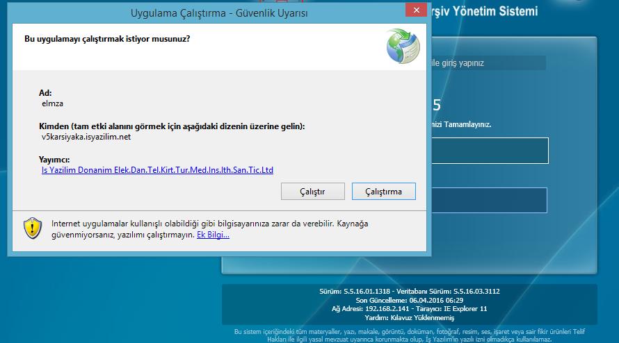 Gerekli izinleri verdikten sonra, sistem e-imza ara yüzünden şifrenizi girerek sisteme erişiminizi sağlayacaktır.