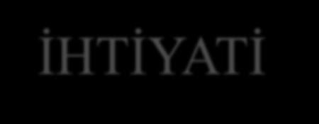 DİĞER TESPİTLER İHTİYATİ TAHAKKUK VEYA İHTİYATİ HACİZ UYGULANANLAR İADE TALEPLERİNİN YERİNE GETİRİLMESİ GENEL ESASLARA DÖNÜŞ İhtiyati tahakkuk veya ihtiyati haczi istenen KDV tutarı kadar teminat