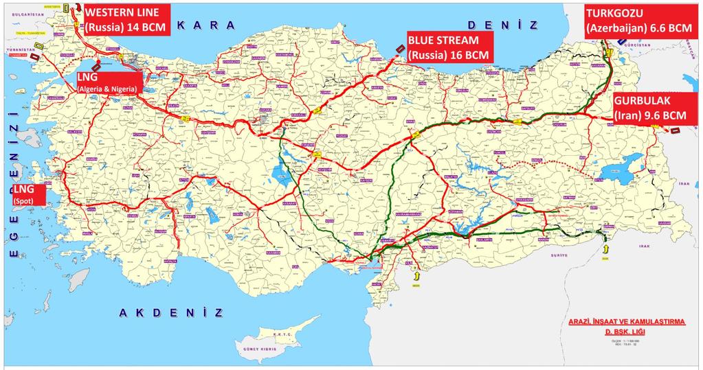 Doğal Gaz İletim Sistemi & Giriş Noktaları 2 ~14.