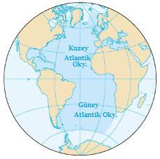 Şekil Atlantik Okyanusu Hint Okyanusu: Asya nın güneyinden Antarktika nın kuzeyine ve Afrika dan Avustralya ya kadar uzanan, 70.560.