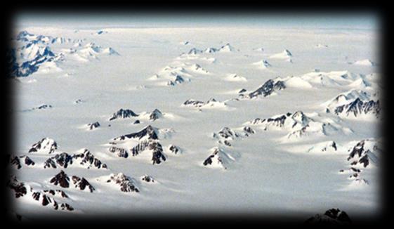 Örneğin Alaska nın güneyindeki Bering Buzulu, Guyot Buzulu ve Malaspina Buzulu gibi buzullar örtü buzuludur.