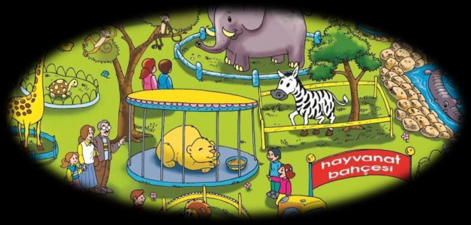 DERİN ve arkadaşları Hayvanat bahçesinde Hayat Bilgisi dersinde öğretmeni sınıfa müjdeli bir haber verdi. Çocuklar yarın hayvanat bahçesine gideceğiz.