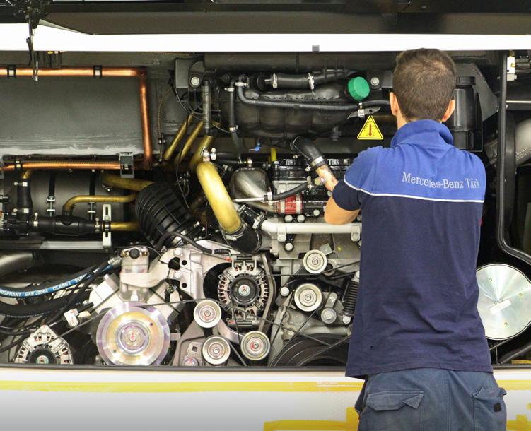 Sürdürülebilir kalkınma kapsamında doğal kaynakların optimum kullanımı, en az hammadde ve en yüksek verim hedefleyerek teknolojik gelişmeler ışığında üretim yapmak Mercedes-Benz Türk ün temel