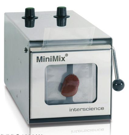 Mikrobiyoloji Laboratuvar Homojenizatörü (Stomacher) BagMixer Katı numune hazırlamak için laboratuvar karıştırıcıları, MiniMix 00: 80 ml den 00 ml'ye kadar steril poşetler için laboratuvar mikserleri