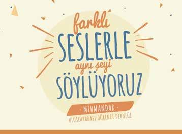 Mihmander Uluslararası Öğrenci Derneği Konu: Ülke Tanıtım Günleri Mihmandar, İstanbul Anadolu yakasında üniversite eğitimi gören Uluslararası (misafir) öğrencilerle ilgili çalışmalar yapmaktadır.