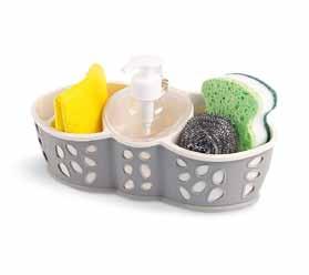 üründür, özellikle mutfakta fırça, sünger, sıvı sabun vb. Malzemeleri pratik olarak tutacak ve organize edecektir.