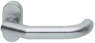 Proje Tipi Kapı Kolları - StarTec Dar rozetli kapı kolları Model RR-Rondo Dar Rozetli Malzeme: Paslanmaz çelik, alt konstrüksiyon çelik / plastik Üst yüzey: Mat Kullanım yönü: DIN Sol veya DIN Sağ