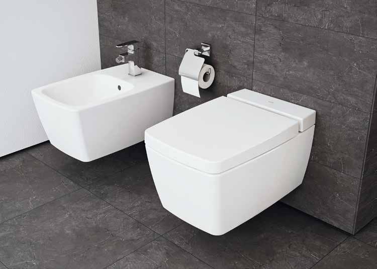 Metropole WC Pan Options Metropole Klozet Seçenekleri Metropole wall-hung WC pans enable cleaning of the whole surface underneath the WC, this means increased hygiene for healthcare areas.
