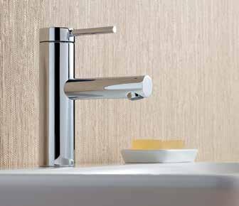 Pure Water Saving Faucet Pure Su Tasarruflu Armatür Slim Shower Tray Slim Duş Teknesi Thanks to the faucets within the Pure series, water saving special aerator with flow regulator it is possible to