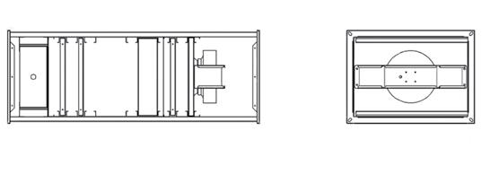KNL TİPİ SIĞINK SNTRLİ DUT SHELTER PLNT Kasa galvanize çelik levhadan mamüldür. Dikdörtgen kanallarla kullanım için tasarlanmıştır. y-pass damperi mevcuttur.