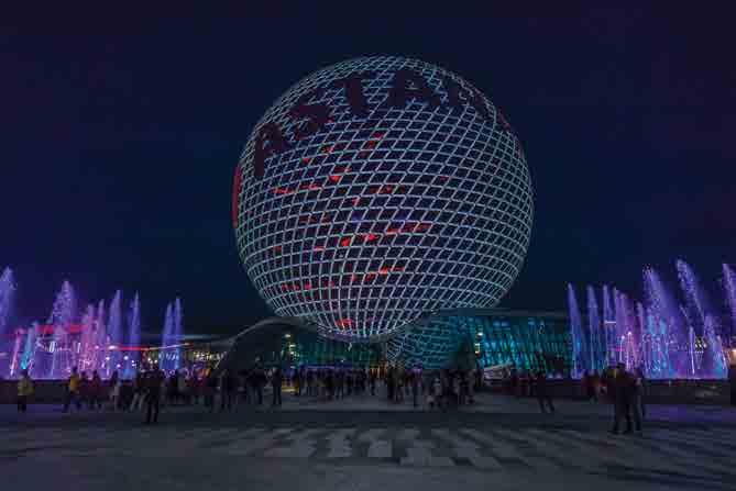 İNŞAAT & TAAHHÜT PROJELERİ Astana Expo-2017 Ulusal Ortaklığı A.Ş. (%50 YDA, %50 TURKUAZ) tarafından yapılan Astana Expo 2017 Bina İnşaatı ile