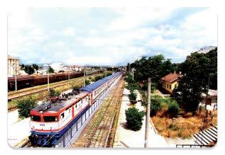 Fotoğraf 22: Çerkezköy Tren İstasyonu İstanbul Edirne arasında mevcut otobana karayolu ile bağlı olan Çerkezköy'ün Tekirdağ'ın diğer bir ilçesi olan Çorlu ile duble yol bağlantısı bulunmaktadır.