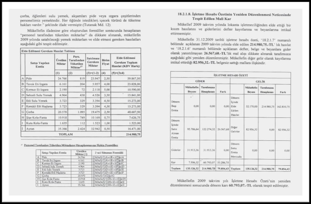 VERGİ İNCELEME RAPORU VERGİ