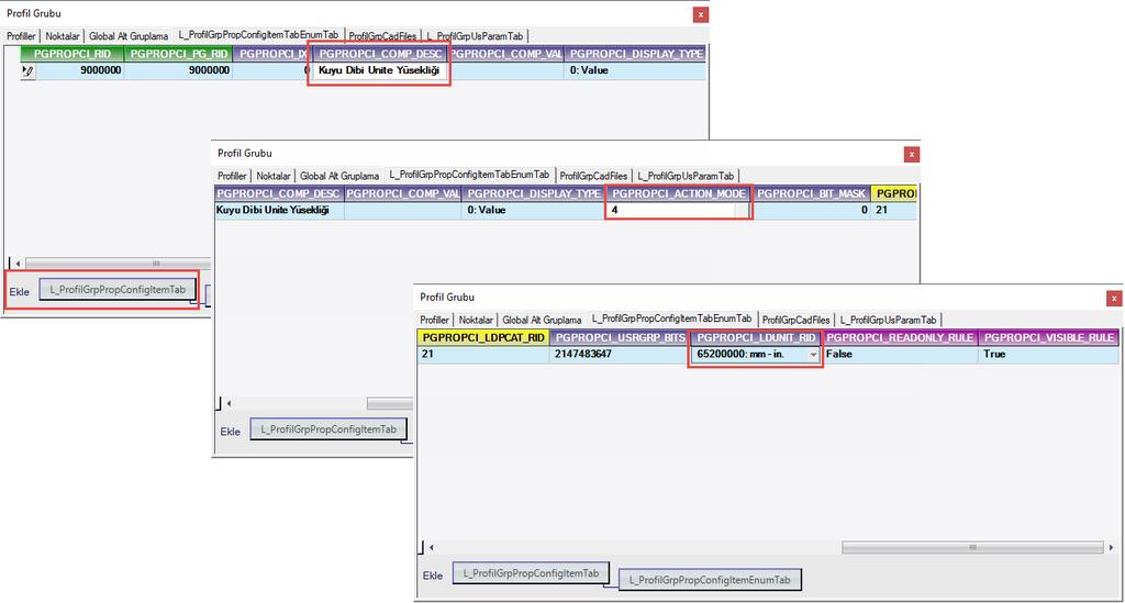 Geliştirici Egzersiz Kuyu Dibi Birimleri - Örnek 1 Dinamik Özellikler Ekleme Örnek 1 DigiPara Liftdesigner Datamanager'da dinamik