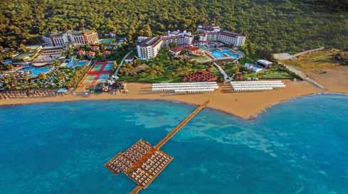 ALİ BEY RESORT SORGUN ARCANUS SIDE RESORT Konsept: Hersey Dahil + Ultra Herşey Dahil Odalar: 314 Deluxe oda (2 yetişkin + 2 çocuk), 54 Aile Dublex (2 yetişkin + 2 çocuk (3+1) ), 33 Aile Suiti (3