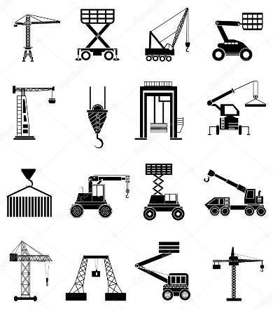 Kaldırma ve İletme Makineleri İnşaat işleri çoğunlukla taşıma işlerinden oluşur.