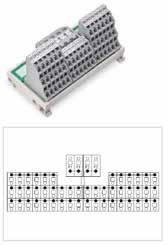 çıkış, 10A her bir çıkış, gri 6 39 830-800/000-306 2 potansiyel, 2x(2x6mm 2 ) giriş 2x(12x2,5mm 2 ) çıkış, 10A her bir çıkış, gri 6 46 830-800/000-307 2 potansiyel, 2x(2x6mm 2 ) giriş