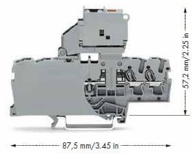 30A, PV uygulamaları için, 1 kutup sigorta yuvası 2,5-10 12 61,98 811-330 750VAC/1000VDC 30A, 3 kutup sigorta yuvası 2,5-10 12 259,88 811-331 600VAC/600VDC 30A, 3 kutup sigorta yuvası, göstergeli