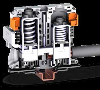 GÜÇ TAKIMIMIZ Yüksek akım klemenslerinde 185 mm 2 (350 kcmil) ye kadar rakipsiz yaylı bağlantı çözümü WAGO' nun başarı sırrı yaylı bağlantıdır.
