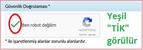 3- Gerektiğinde irtibat kurmak üzere organizasyon tarafından görevlendirilen sorumlunun Telefon Nosu yazılır.