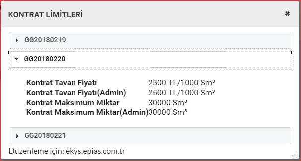 - STP Kullanıcı Kılavuzu Şekil-2.3: Kontrat Limitleri Pop-up ekranı 2.1.2. Kontratlar Kontratlar tabloda normal akış içerisinde 54 saat süresince aktif olarak kalır.