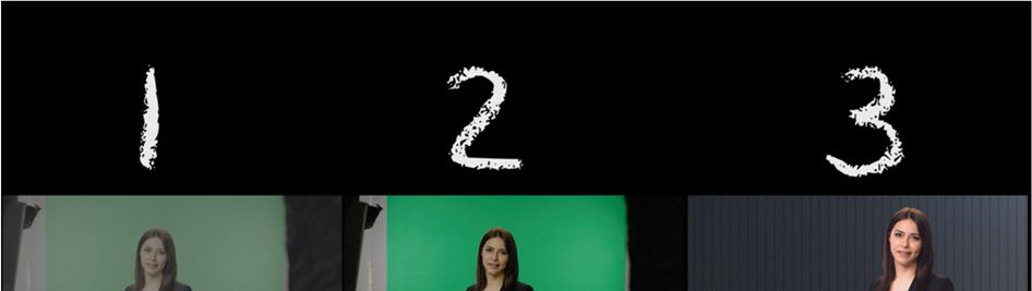 AUAd 2017, Cilt 3, Sayı 4, 125 140 Kıray Ders Videolarının Çekim ve Kurgu Tasarımı Tüm ders videolarının çekimleri TV stüdyolarında yapılmaktadır.