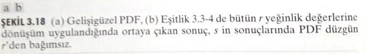 Histogram Denkleştirme The intensity levels in an image may be viewed as Bir görüntüdeki yeğinlik değerlerine, [0, L-1] aralığında rasgele random değişkenler variables in olarak the interval