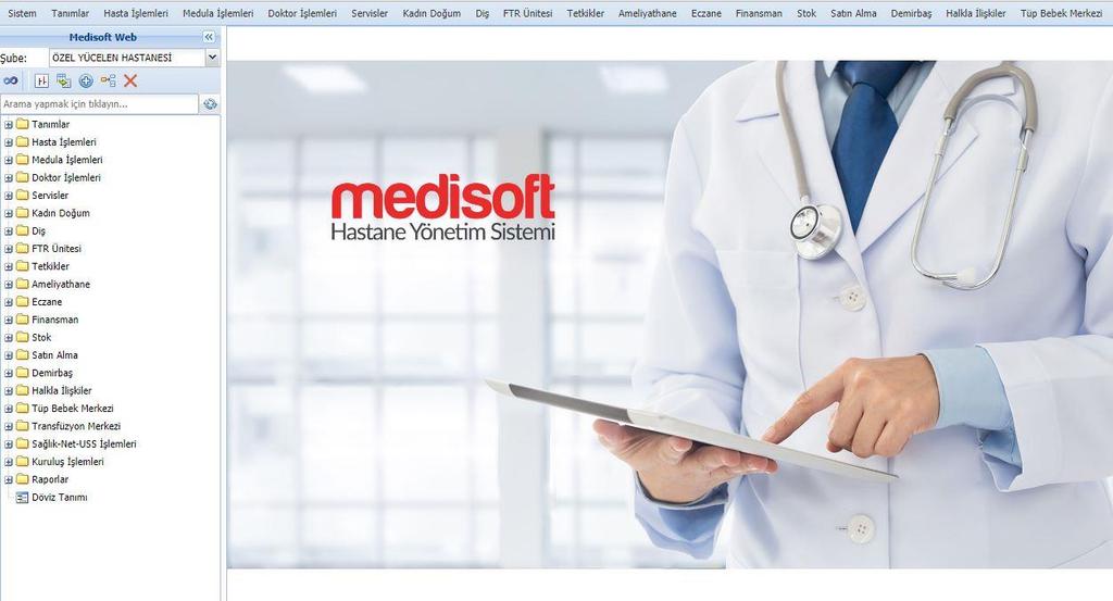 MEDİSOFT WEB Medisoft un web tabanlı