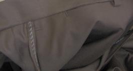 Kemer astarı tutturma işlemini dikiş kemer ile pantolonun birleşim hattına gömülerek gözükmeyecek şekilde yapınız.