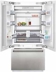 Yiyecekleri uzun süre taze tutmanın en şık yolu: Siemens ankastre buzdolapları. Eviniz bu uygulamada.