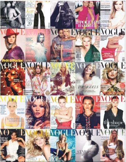 5.4.3. Kate Moss Moda alanında karşımıza hem manken hem de tasarımcı olarak çıkan stil ikonudur. 2000 li yıllarda pek çok kadın, Moss un giyimini taklit etmiştir.