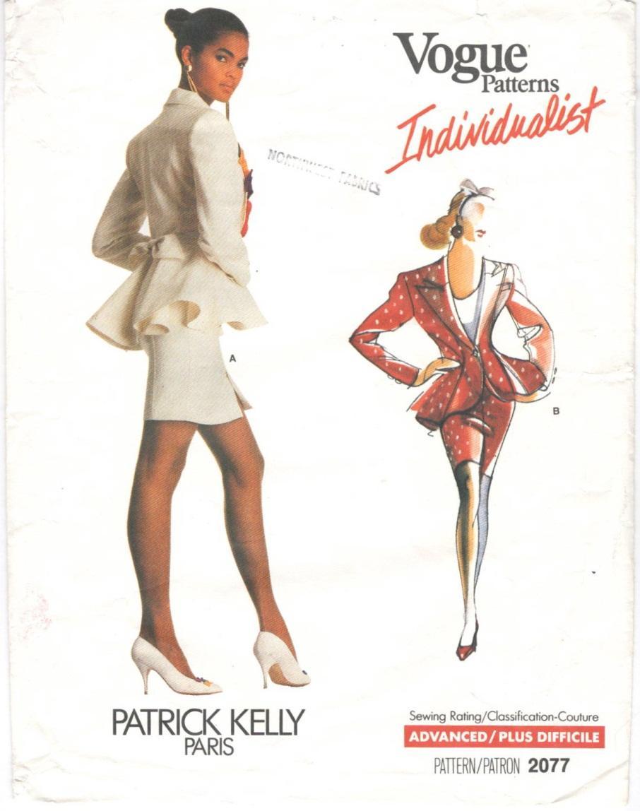 5.2.12. Patrıck Kelly Kaynak: http://blog.pattern-vault.com/2014/04/29/patrick-kelly-vogue-patterns /15.01.2014/15:11 Şekil 5.2.12. 1:Patrick Kelly 1988 Koleksiyonu Patrıck Kelly, 1954-1990 yılları arasında yaşamış dönemin moda tasarımcılarındandır.