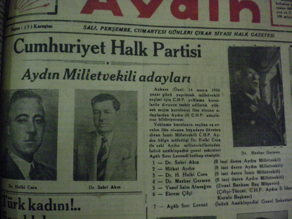 244 Resim 15: 1950 Seçimleri CHP