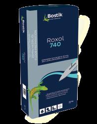 Roxol 740 Kendinden Yayılan Şap (5-40 mm) Roxol 740, yüksek düzeyde akışkan, kısa sürede donarak kullanıma hazır hale gelen, 5 ile 40 mm arasındaki kalınlıklar için ve sadece içeride kullanıma göre